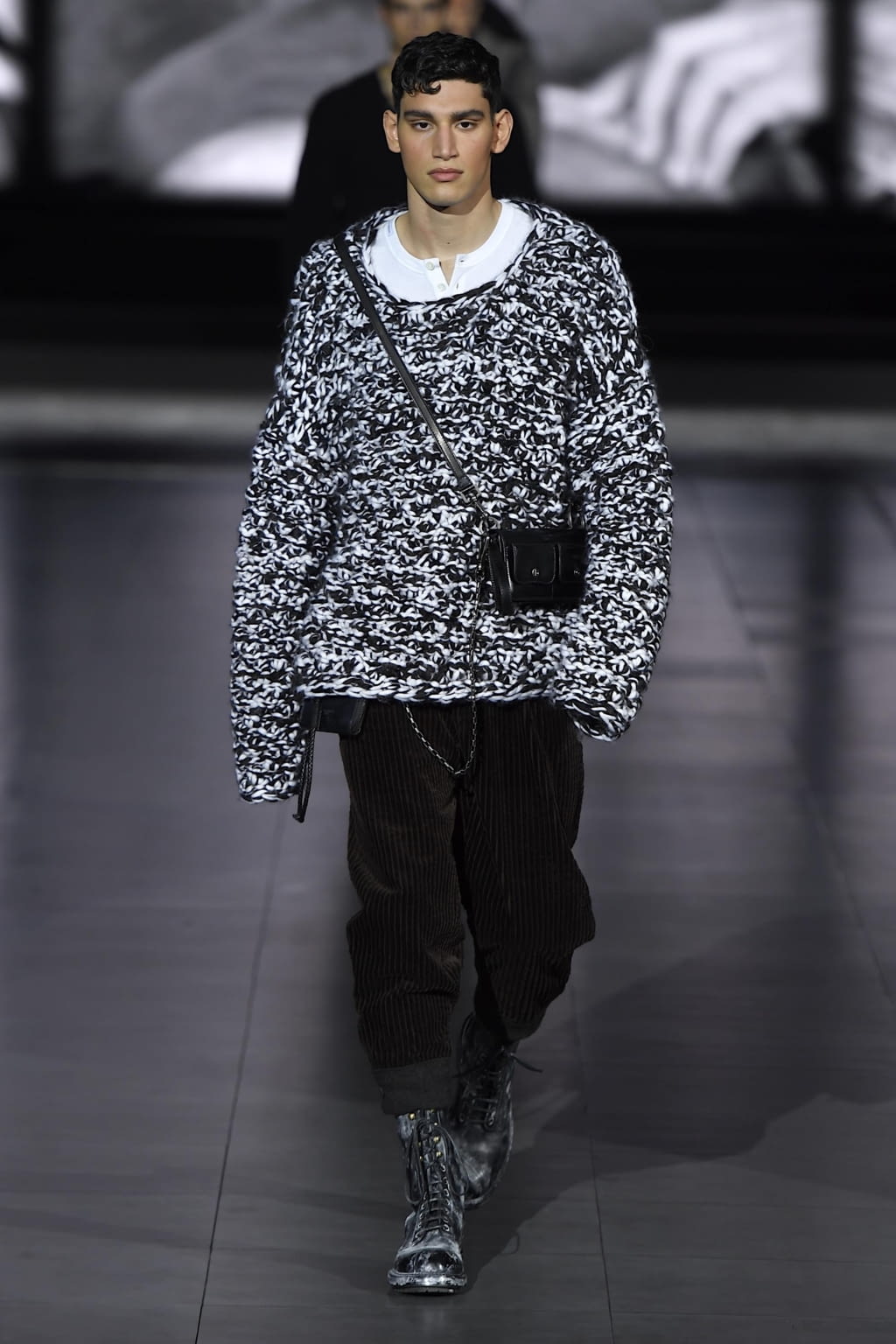 Fashion Week Milan Fall/Winter 2020 look 9 de la collection Dolce & Gabbana menswear