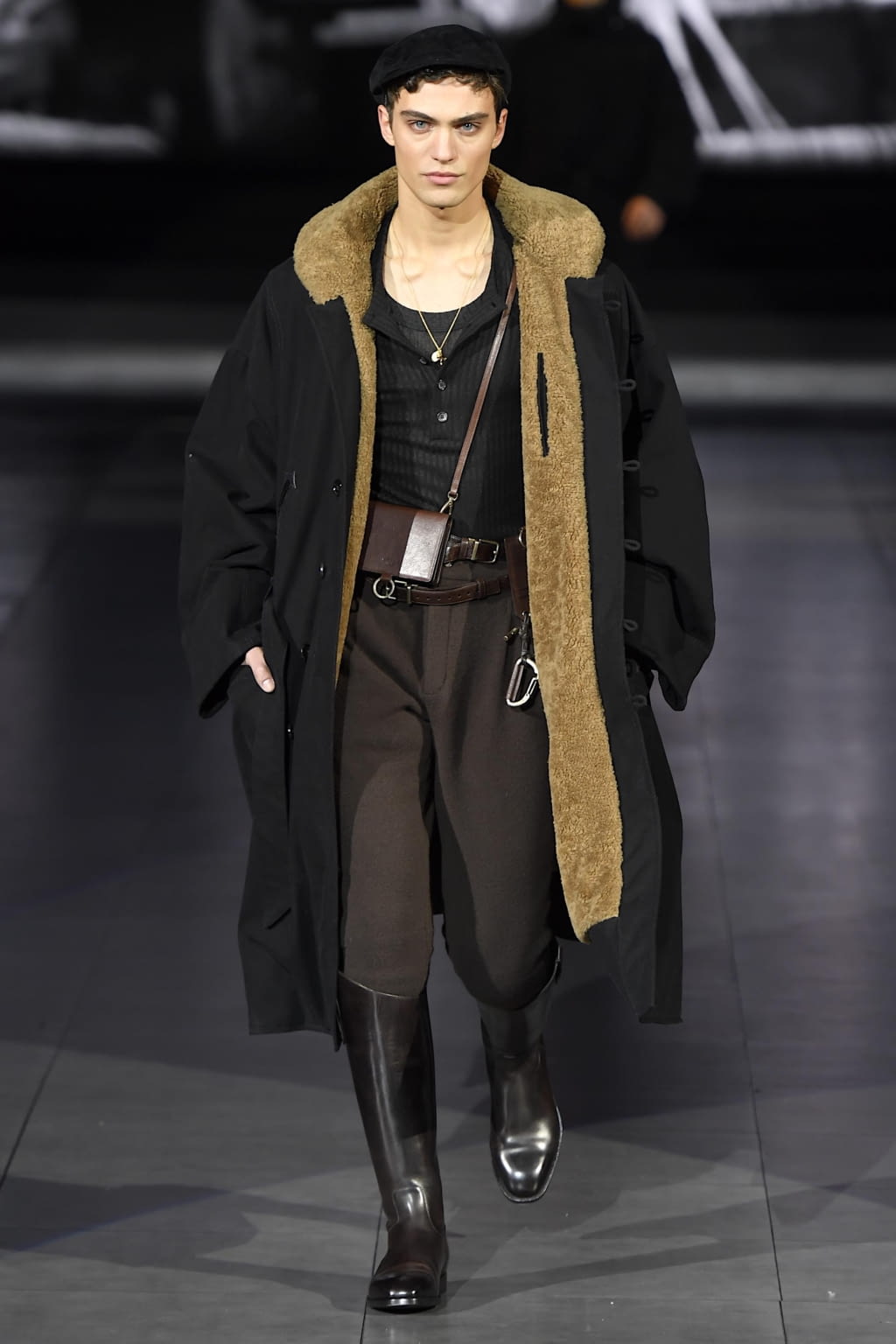 Fashion Week Milan Fall/Winter 2020 look 84 from the Dolce & Gabbana collection 男装
