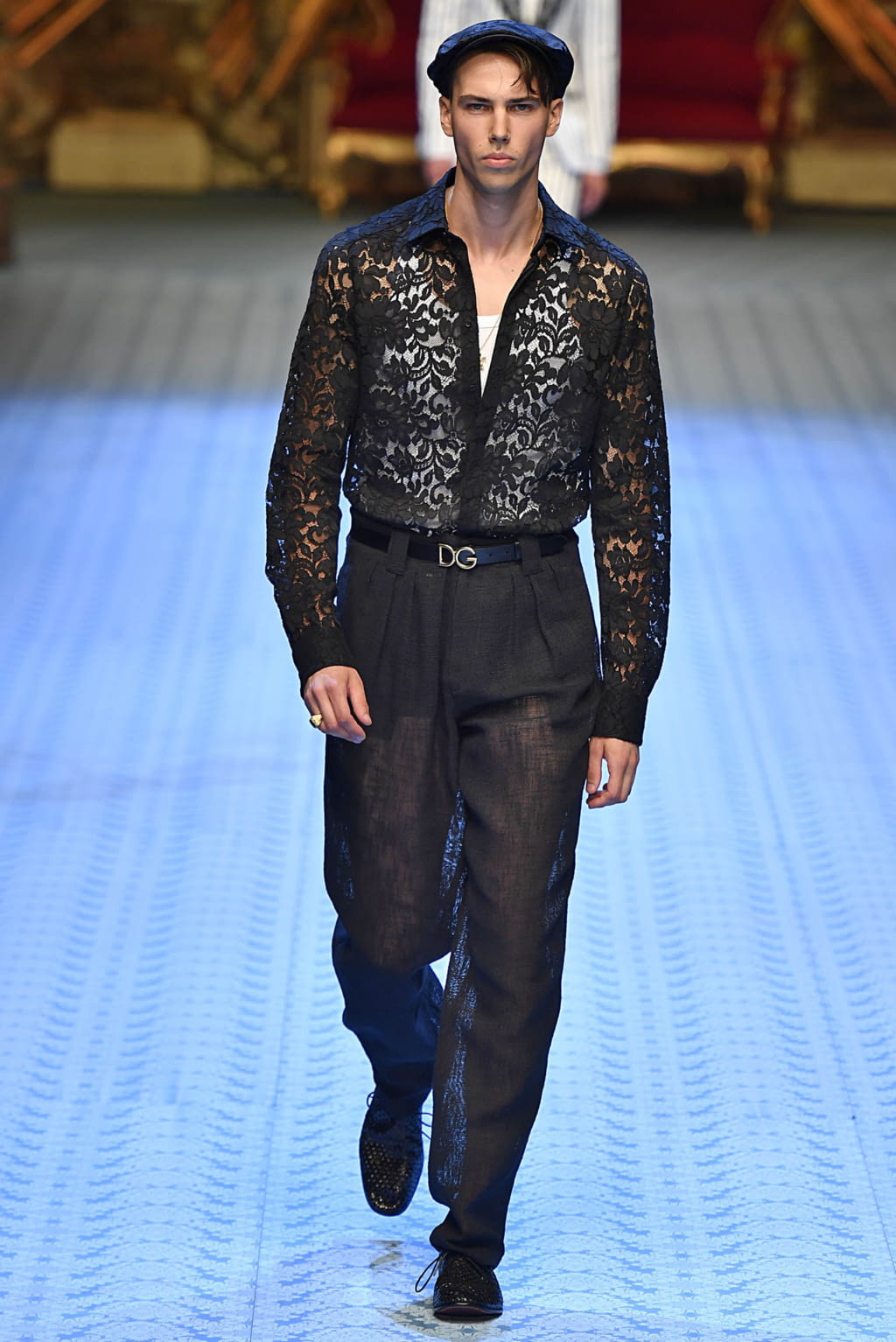 Fashion Week Milan Spring/Summer 2019 look 25 from the Dolce & Gabbana collection 男装