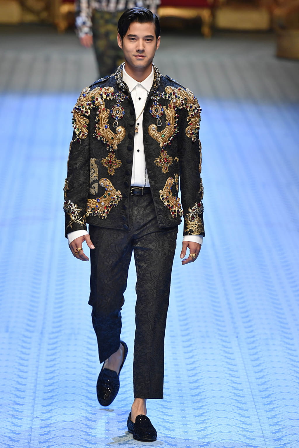 Fashion Week Milan Spring/Summer 2019 look 39 from the Dolce & Gabbana collection menswear
