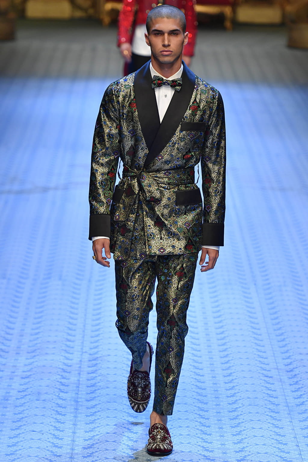 Fashion Week Milan Spring/Summer 2019 look 49 from the Dolce & Gabbana collection 男装