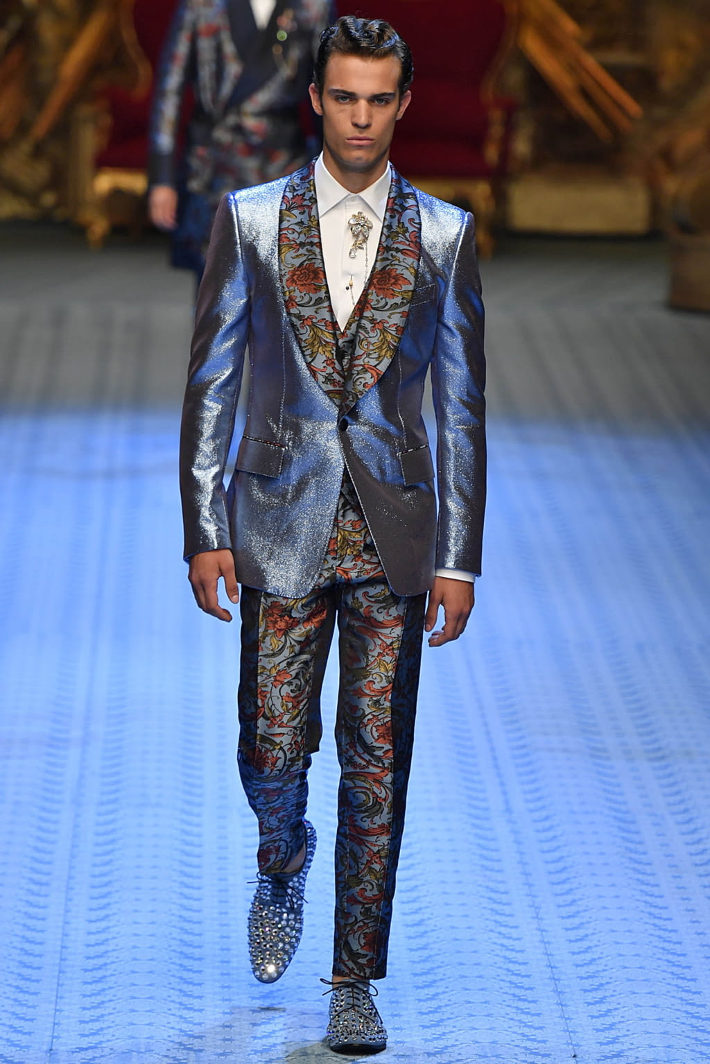 Fashion Week Milan Spring/Summer 2019 look 64 from the Dolce & Gabbana collection menswear