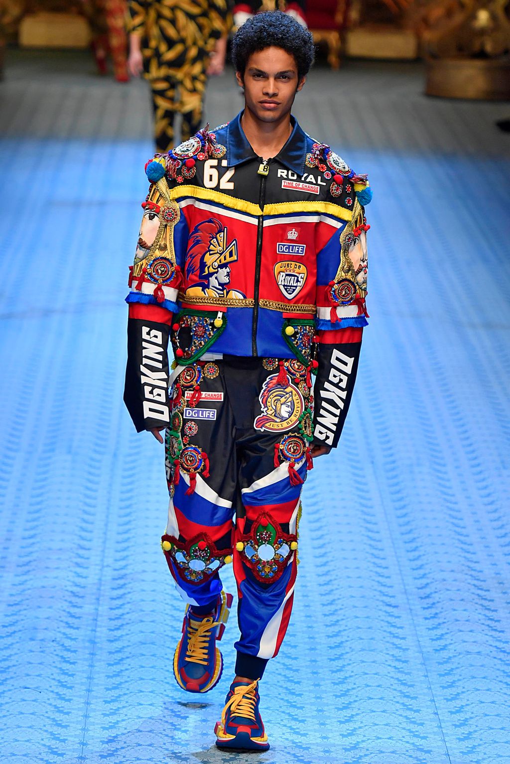 Fashion Week Milan Spring/Summer 2019 look 68 from the Dolce & Gabbana collection 男装