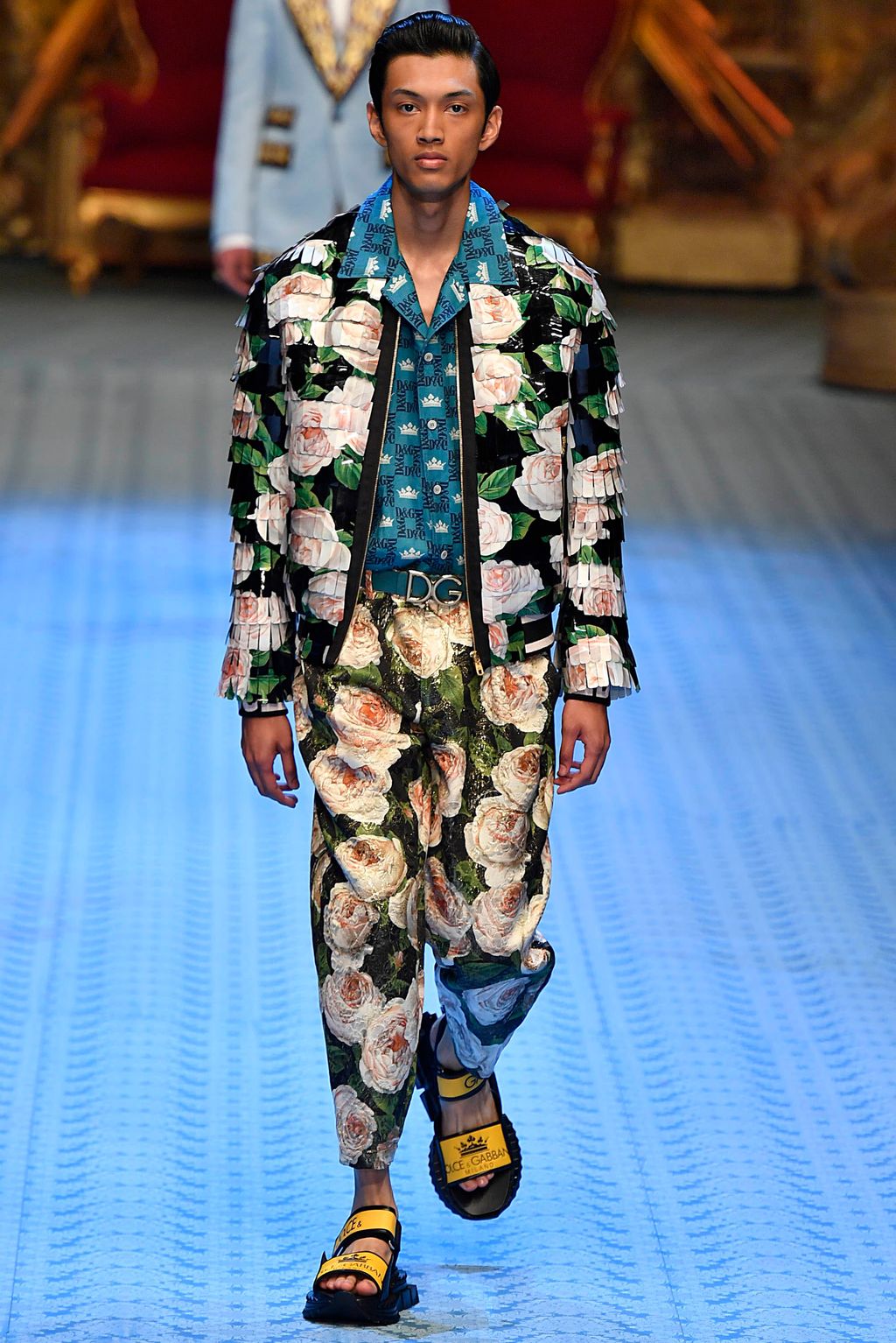 Fashion Week Milan Spring/Summer 2019 look 88 from the Dolce & Gabbana collection menswear