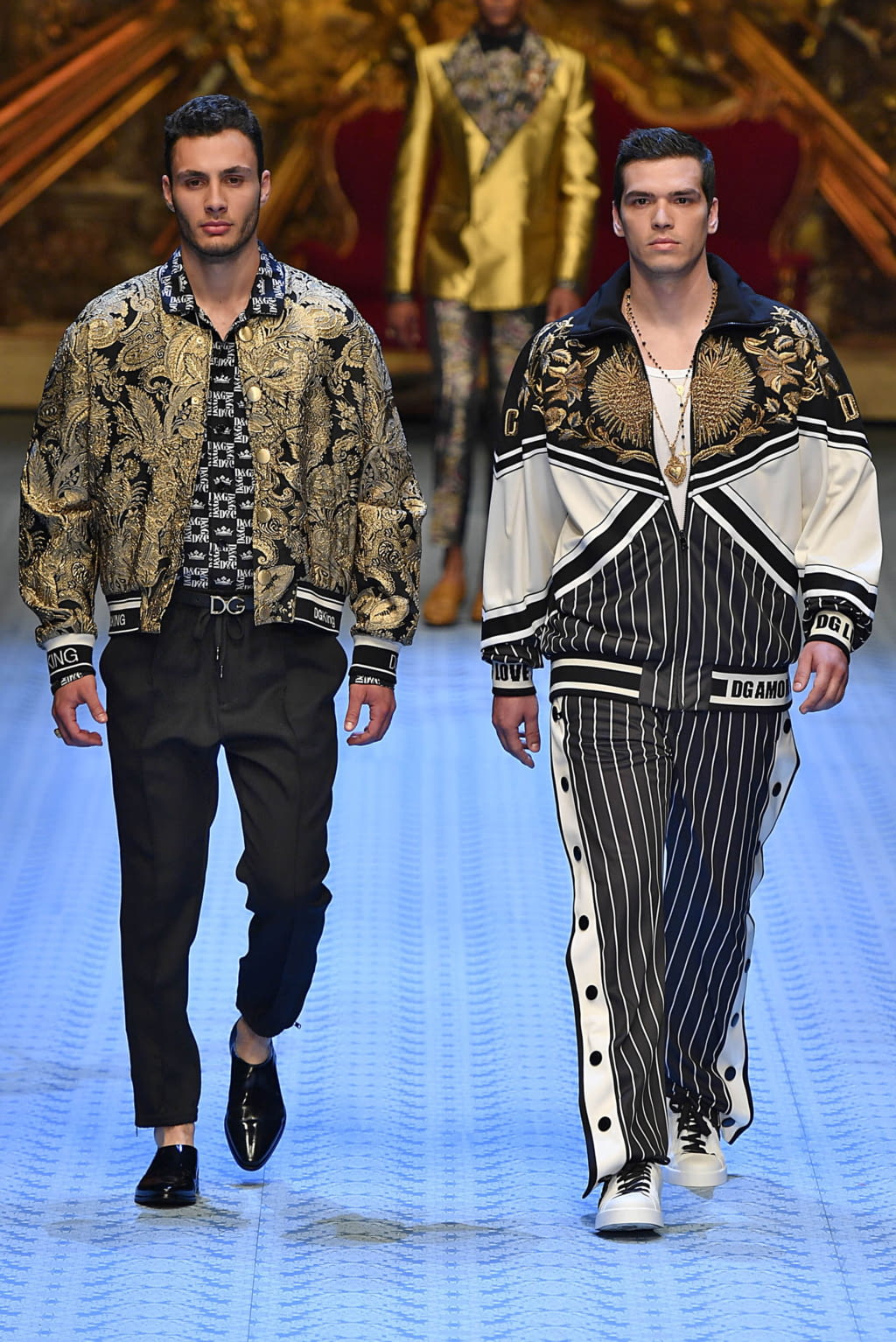Fashion Week Milan Spring/Summer 2019 look 92 from the Dolce & Gabbana collection menswear