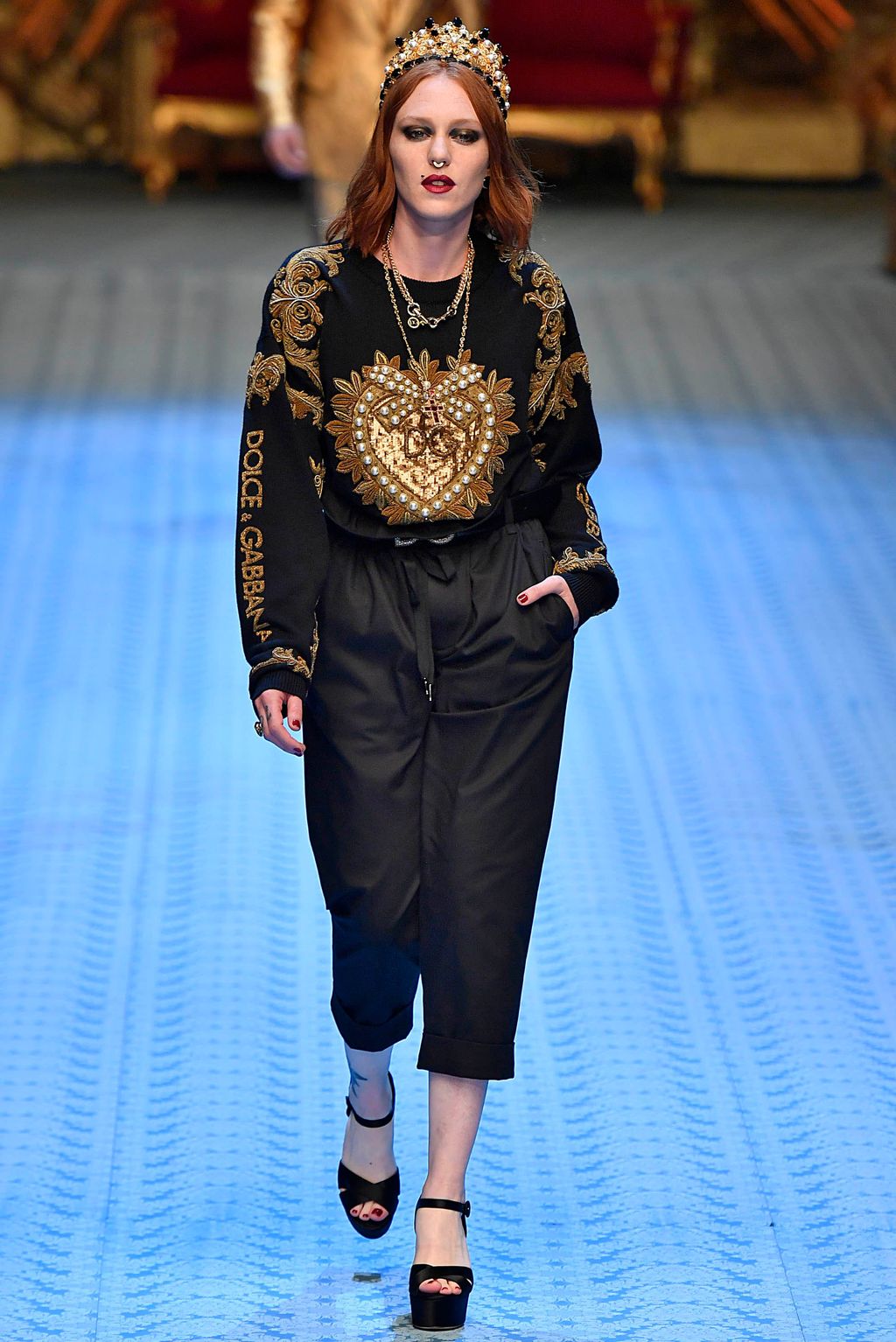 Fashion Week Milan Spring/Summer 2019 look 115 from the Dolce & Gabbana collection 男装