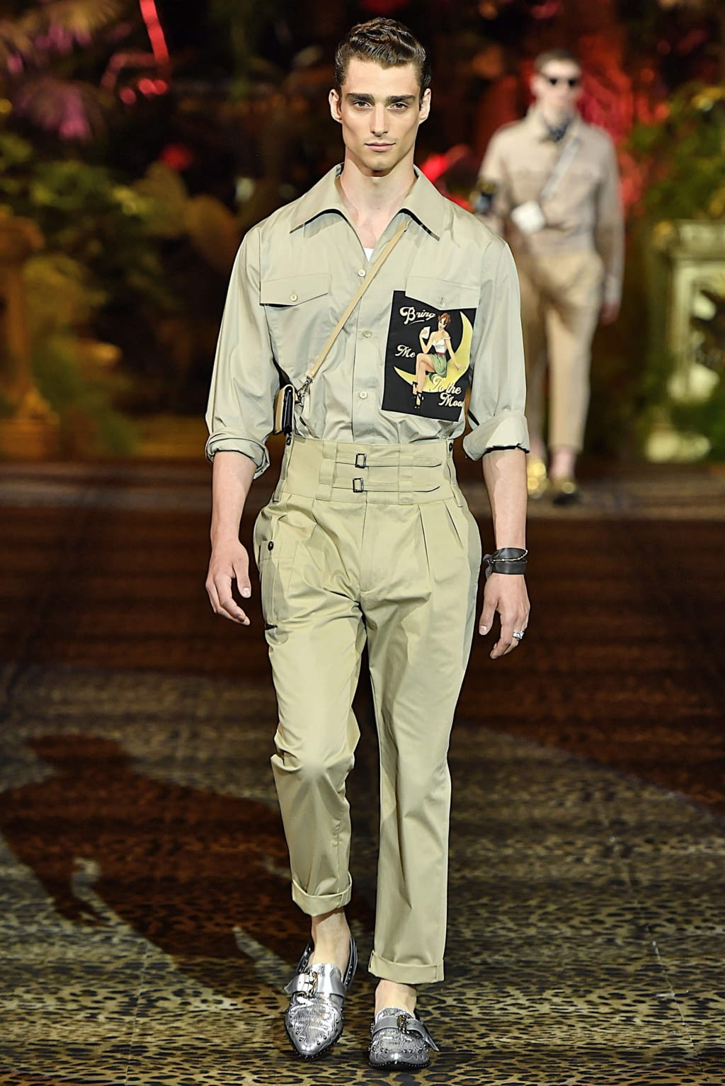 Fashion Week Milan Spring/Summer 2020 look 1 from the Dolce & Gabbana collection menswear