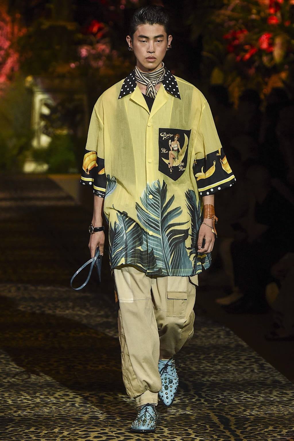 Fashion Week Milan Spring/Summer 2020 look 7 from the Dolce & Gabbana collection 男装