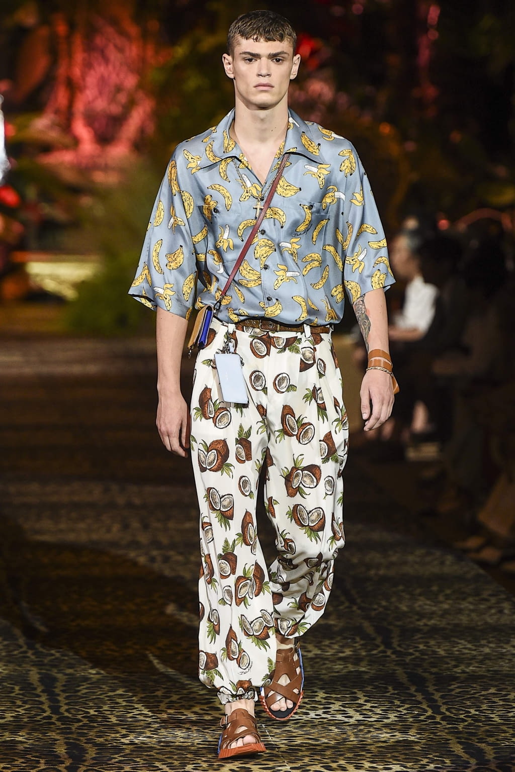 Fashion Week Milan Spring/Summer 2020 look 13 from the Dolce & Gabbana collection menswear