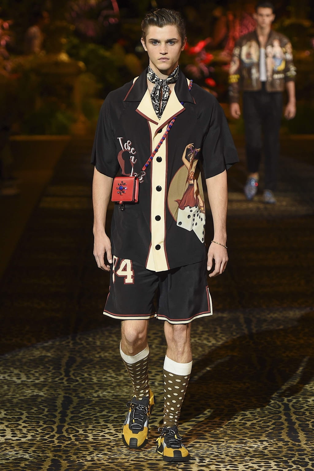 Fashion Week Milan Spring/Summer 2020 look 90 from the Dolce & Gabbana collection menswear