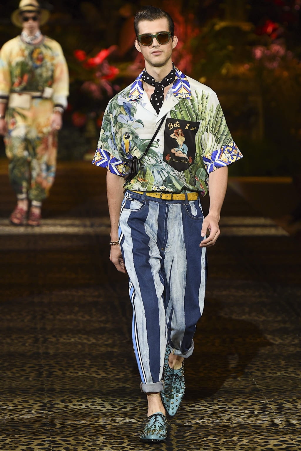 Fashion Week Milan Spring/Summer 2020 look 95 from the Dolce & Gabbana collection menswear