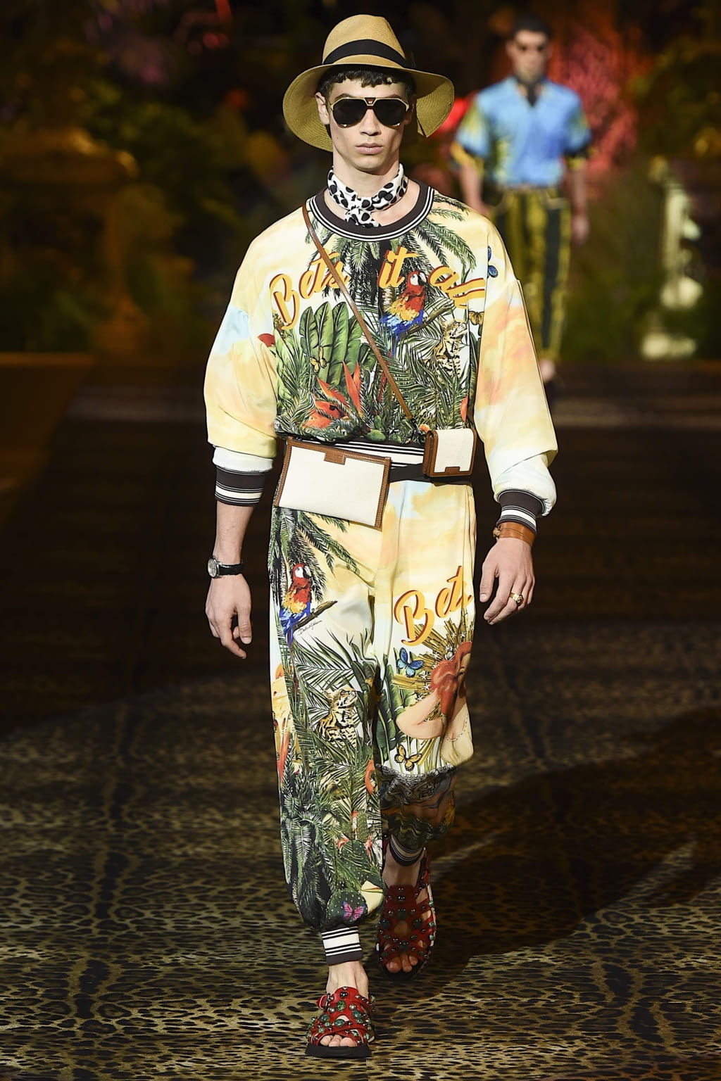 Fashion Week Milan Spring/Summer 2020 look 96 from the Dolce & Gabbana collection 男装