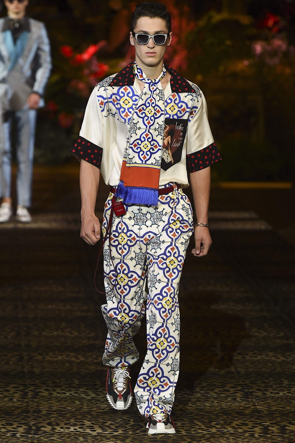 Fashion Week Milan Spring/Summer 2020 look 114 from the Dolce & Gabbana collection menswear