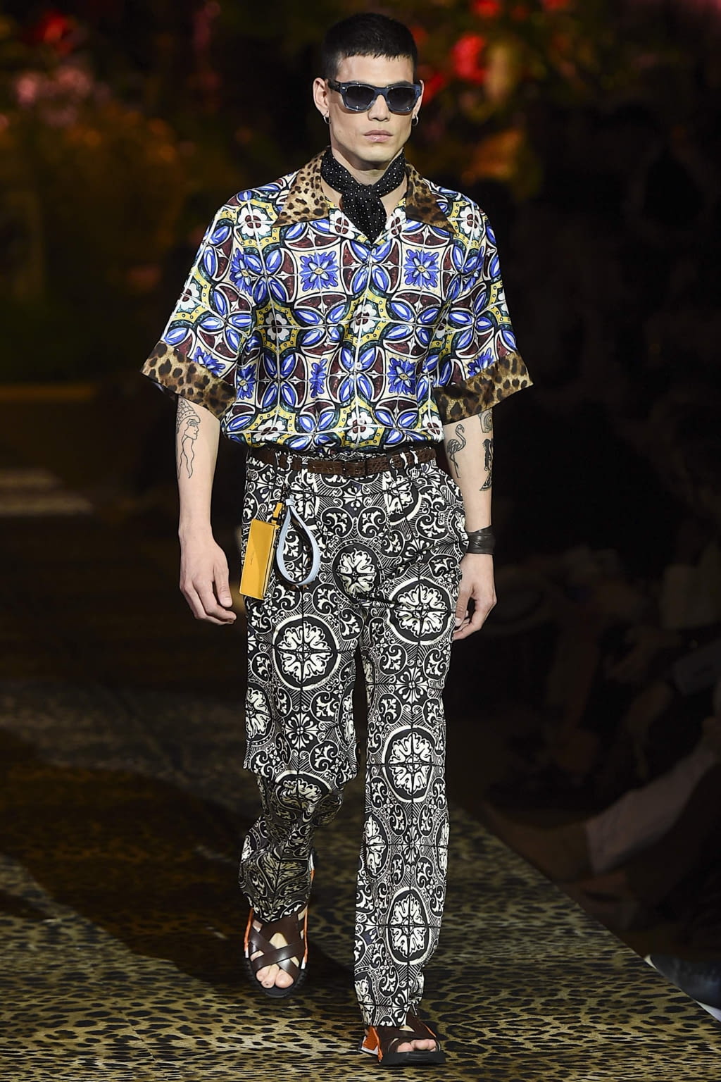 Fashion Week Milan Spring/Summer 2020 look 116 from the Dolce & Gabbana collection menswear