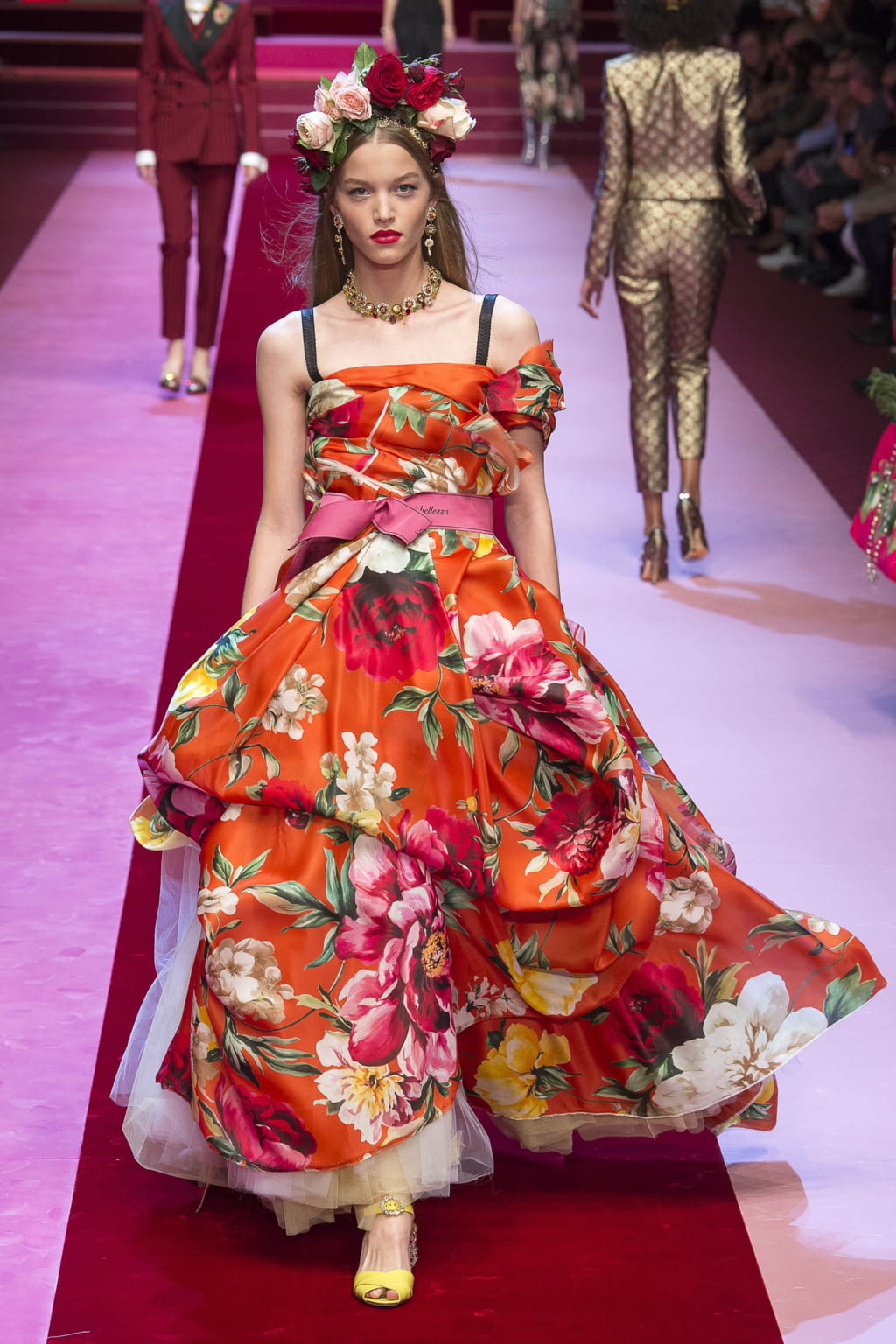 Fashion Week Milan Spring/Summer 2018 look 50 de la collection Dolce & Gabbana womenswear