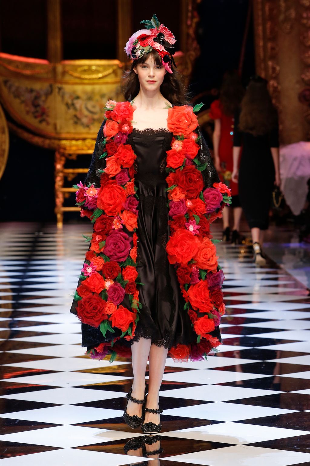 Fashion Week Milan Fall/Winter 2016 look 95 from the Dolce & Gabbana collection 女装