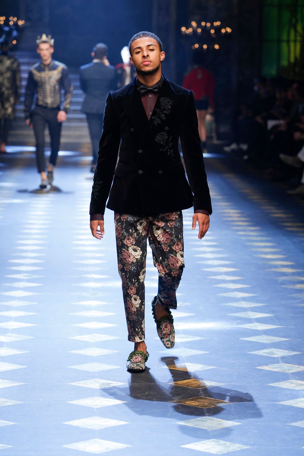 Fashion Week Milan Fall/Winter 2017 look 41 from the Dolce & Gabbana collection 男装