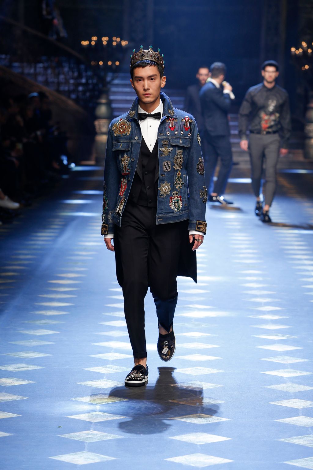 Fashion Week Milan Fall/Winter 2017 look 51 from the Dolce & Gabbana collection menswear