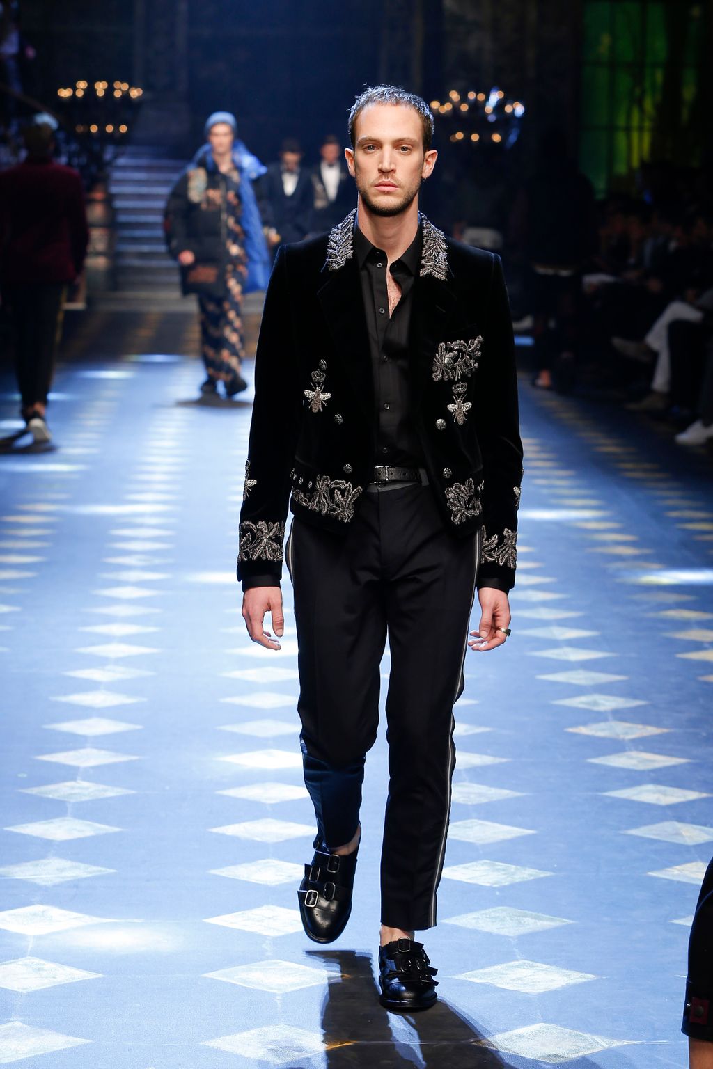 Fashion Week Milan Fall/Winter 2017 look 83 from the Dolce & Gabbana collection 男装