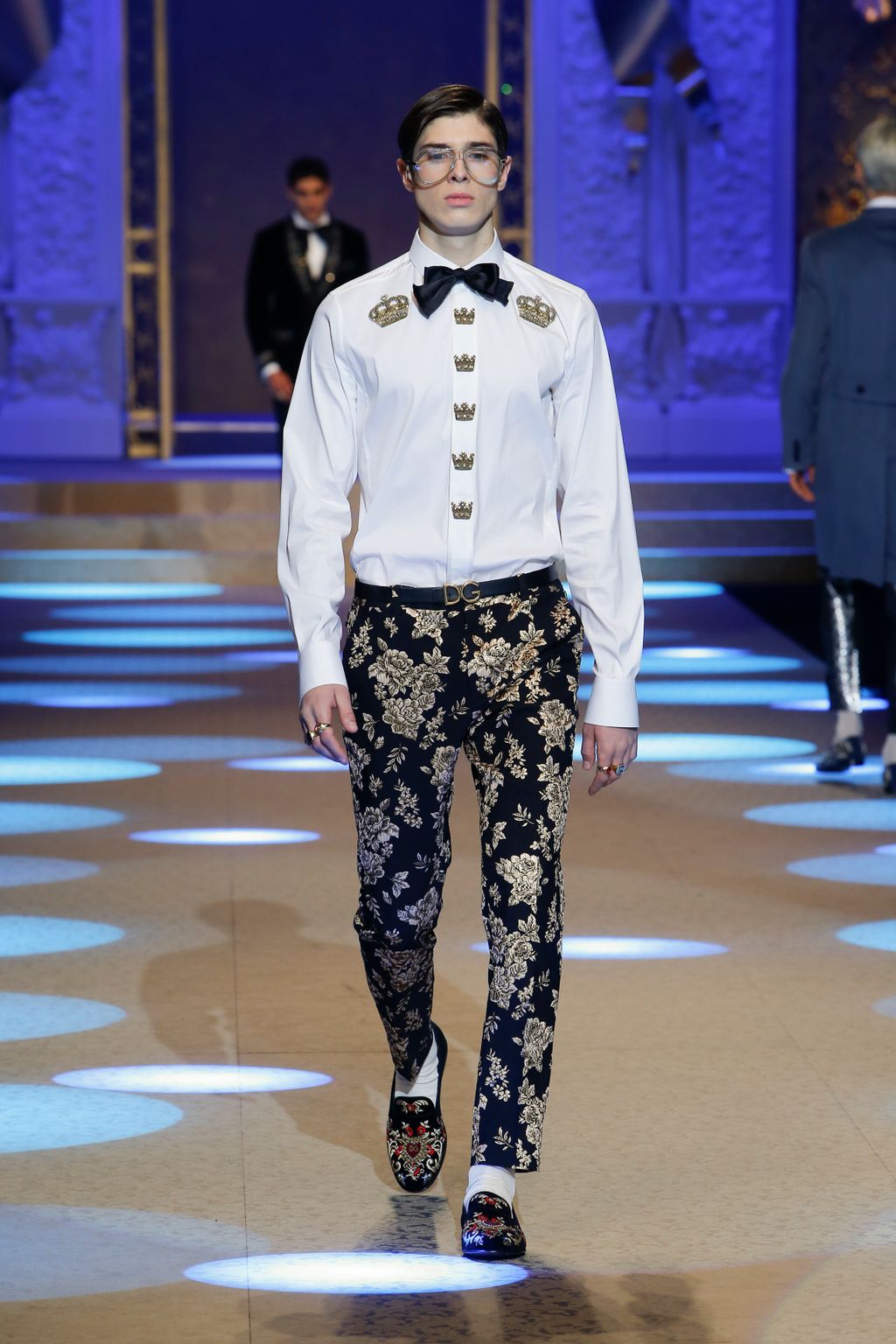 Fashion Week Milan Fall/Winter 2018 look 26 from the Dolce & Gabbana collection menswear
