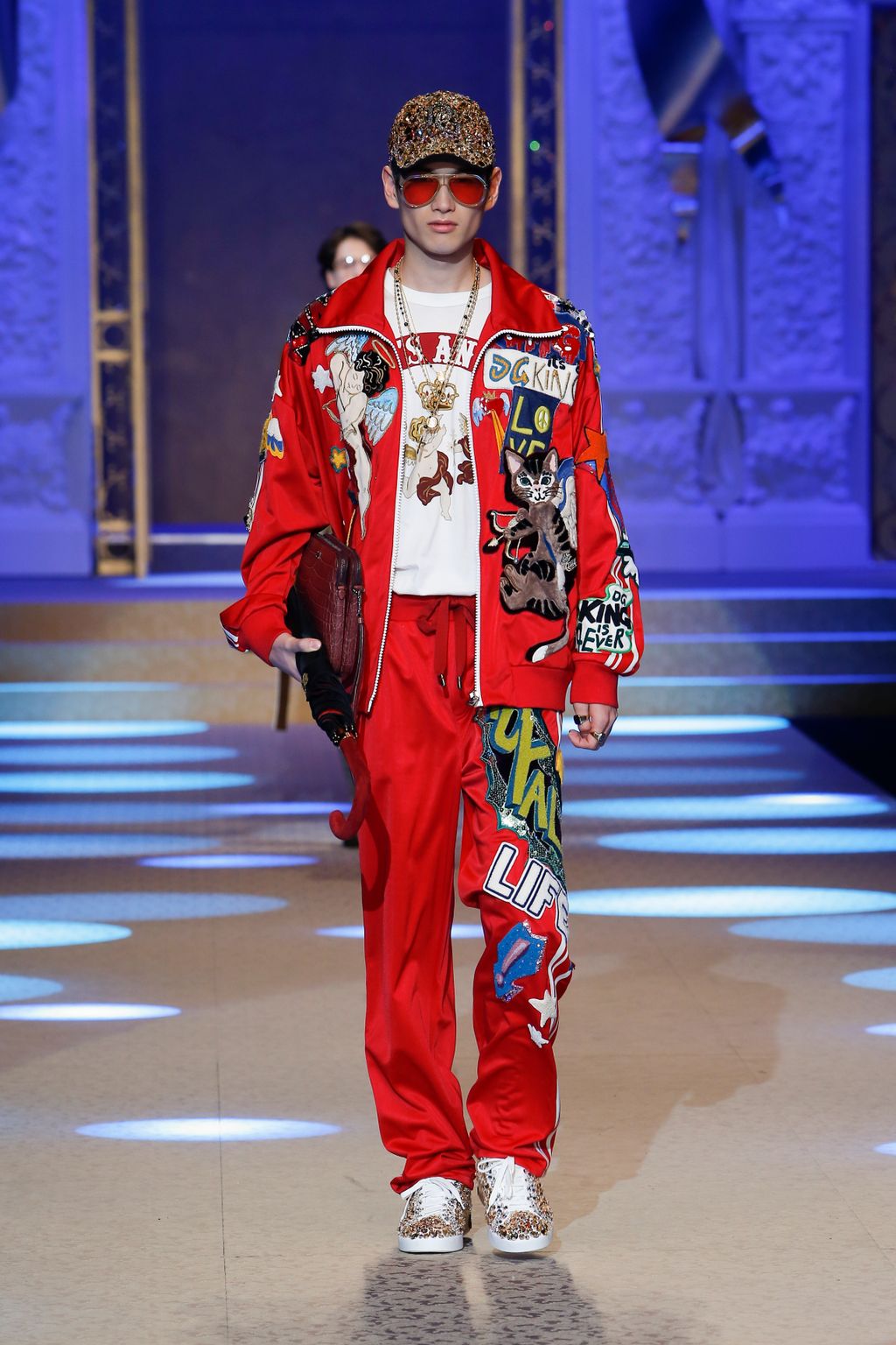 Fashion Week Milan Fall/Winter 2018 look 78 from the Dolce & Gabbana collection 男装