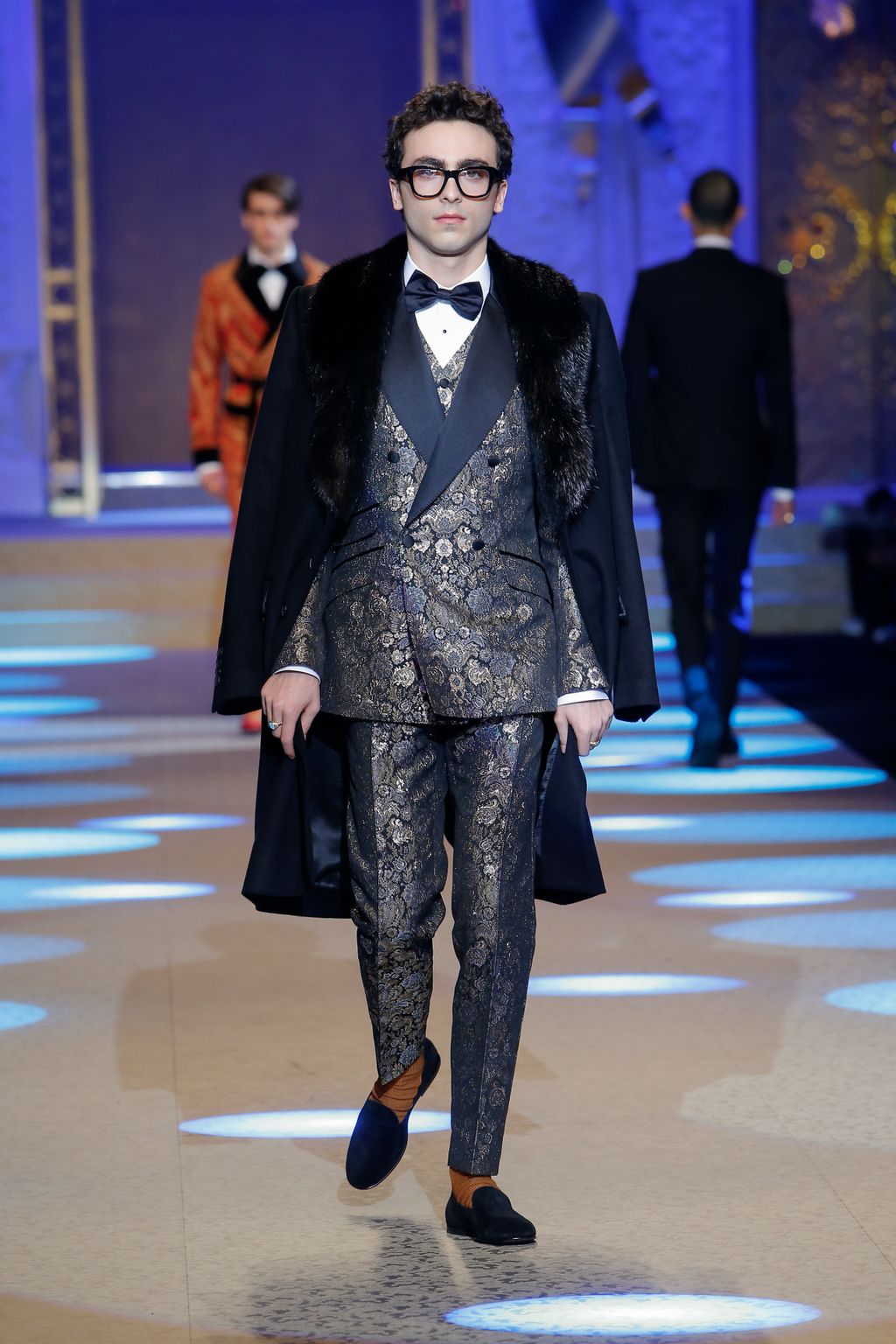 Fashion Week Milan Fall/Winter 2018 look 87 from the Dolce & Gabbana collection menswear