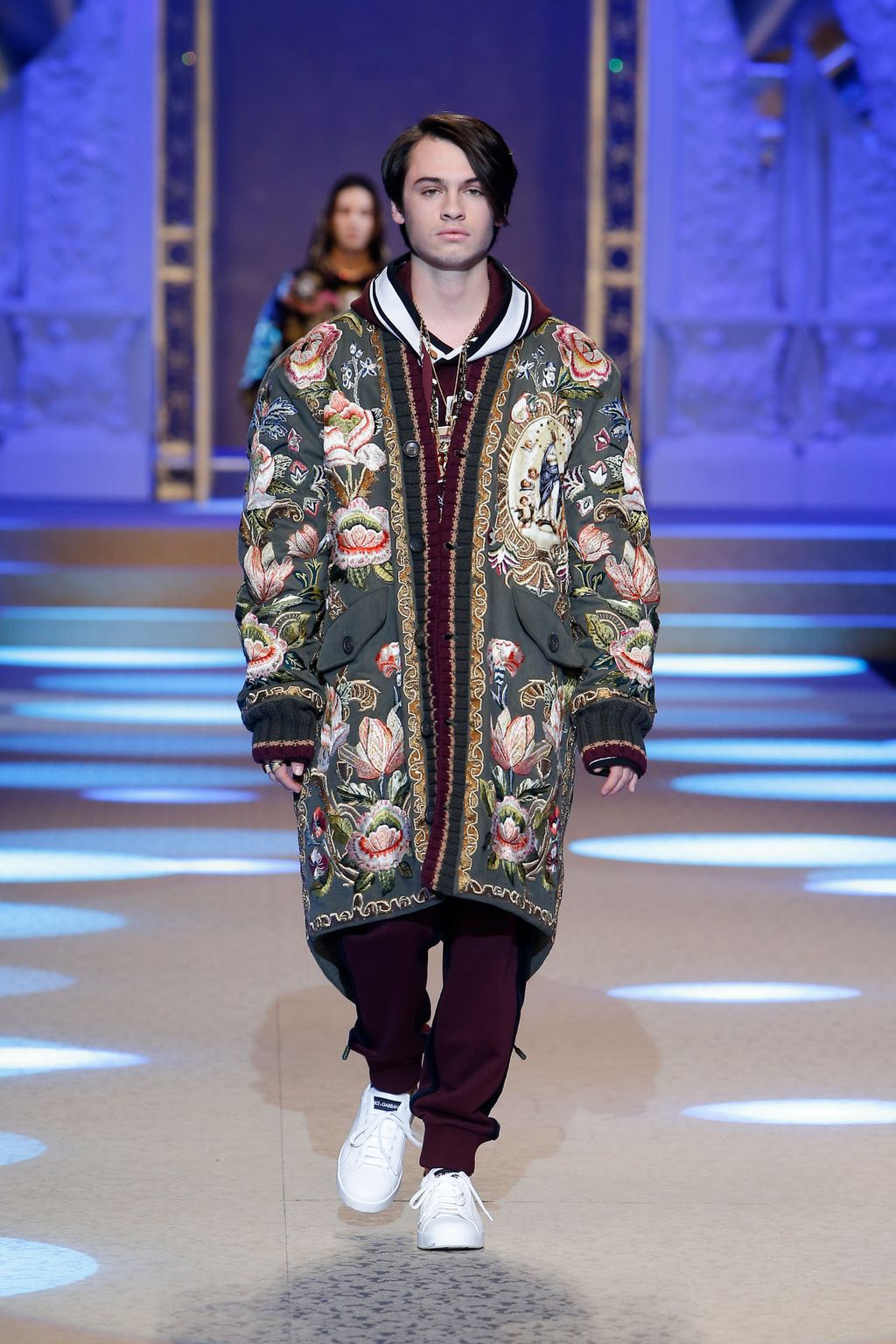 Fashion Week Milan Fall/Winter 2018 look 55 from the Dolce & Gabbana collection menswear