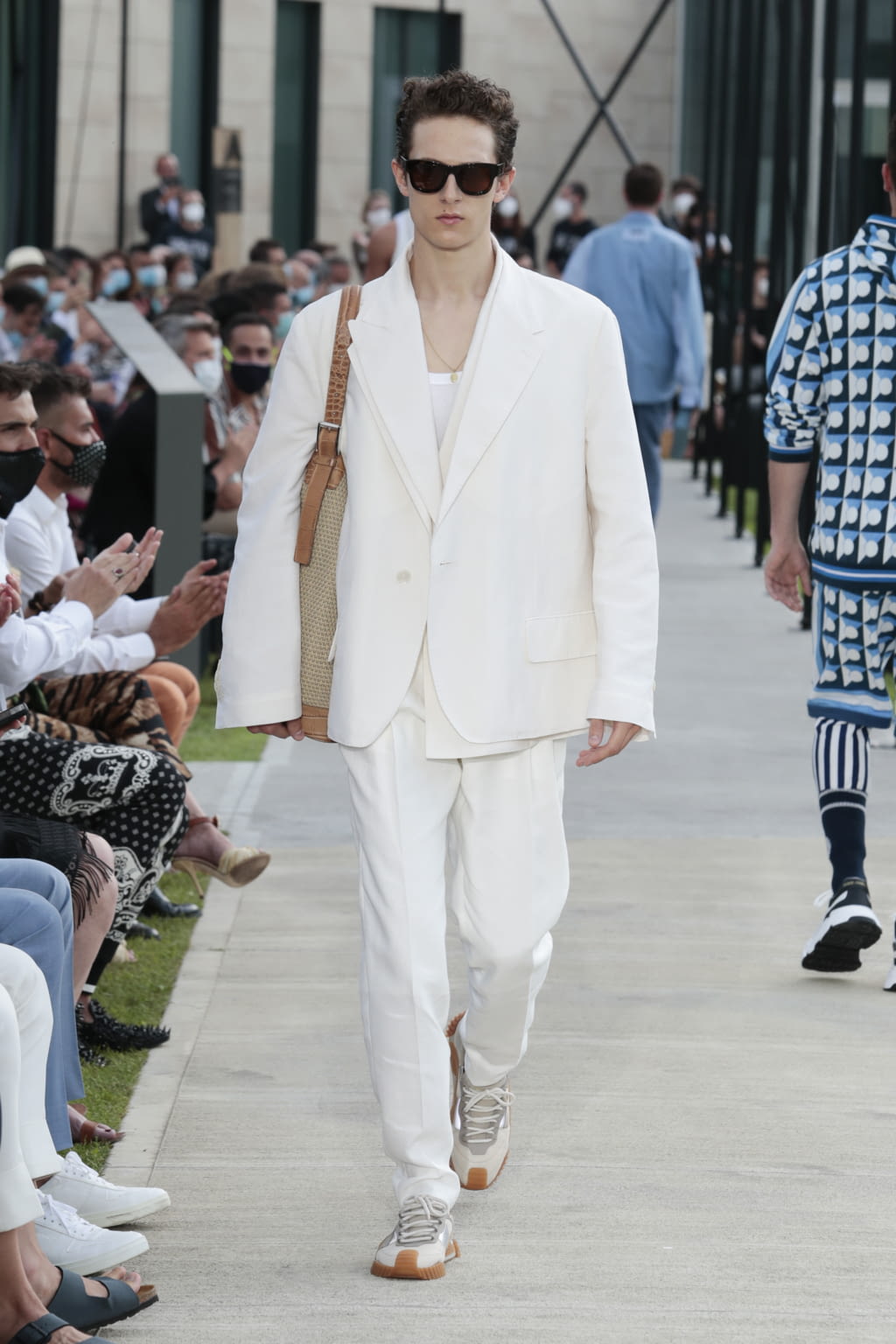 Fashion Week Milan Spring/Summer 2021 look 93 from the Dolce & Gabbana collection menswear