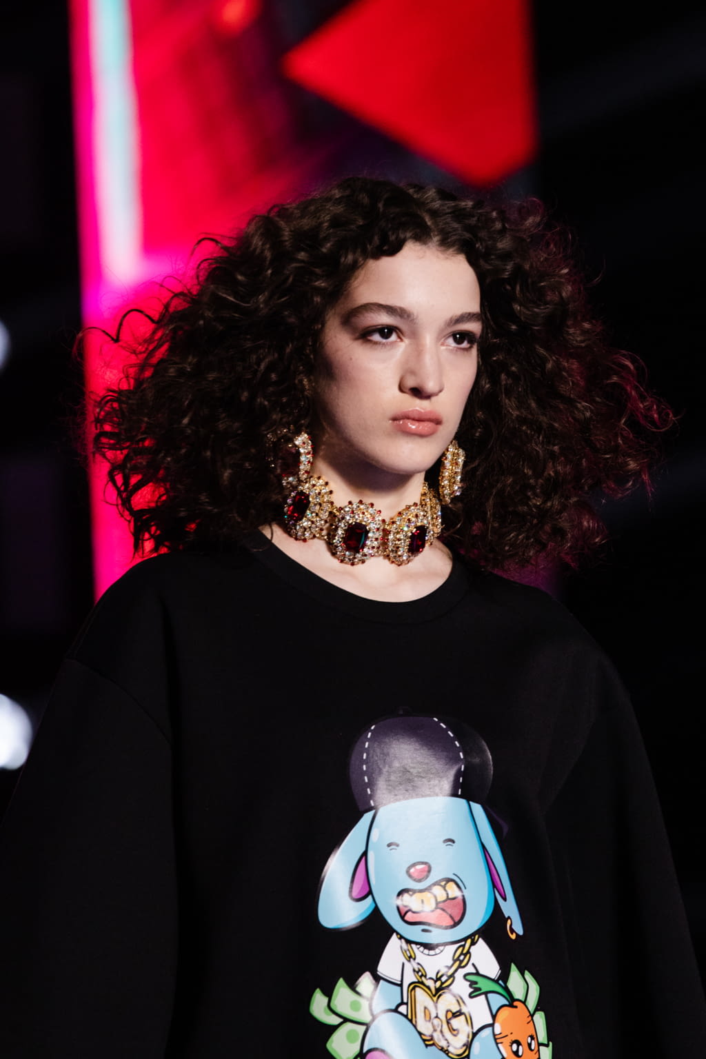 Fashion Week Milan Fall/Winter 2022 look 18 de la collection Dolce & Gabbana womenswear accessories