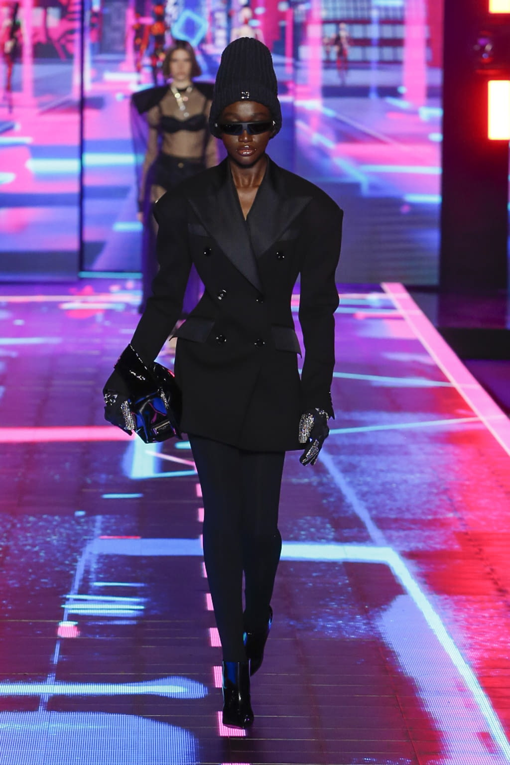Fashion Week Milan Fall/Winter 2022 look 5 from the Dolce & Gabbana collection womenswear