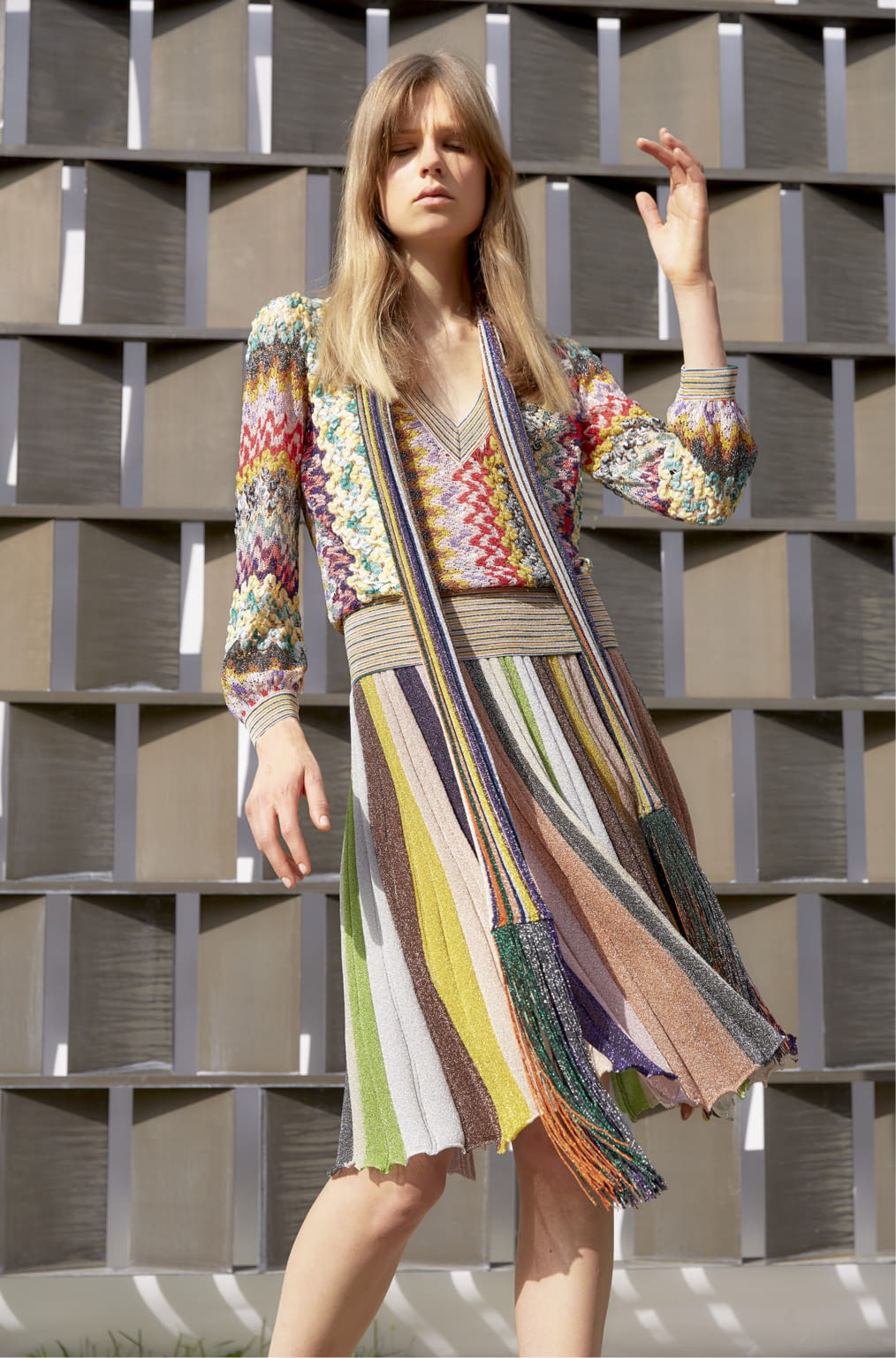 Fashion Week Milan Resort 2017 look 35 from the Missoni collection womenswear