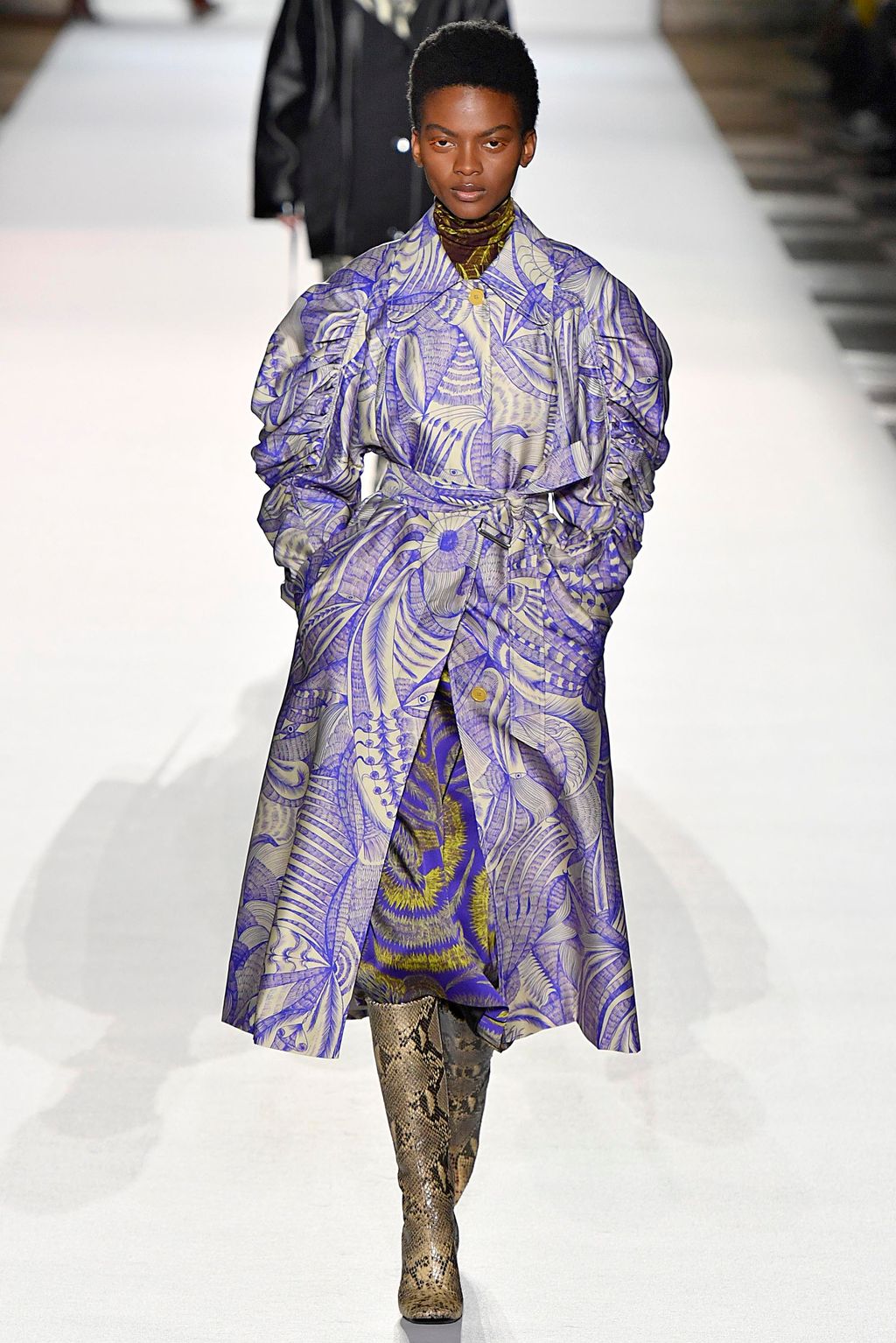 Fashion Week Paris Fall/Winter 2018 look 14 from the Dries Van Noten collection 女装