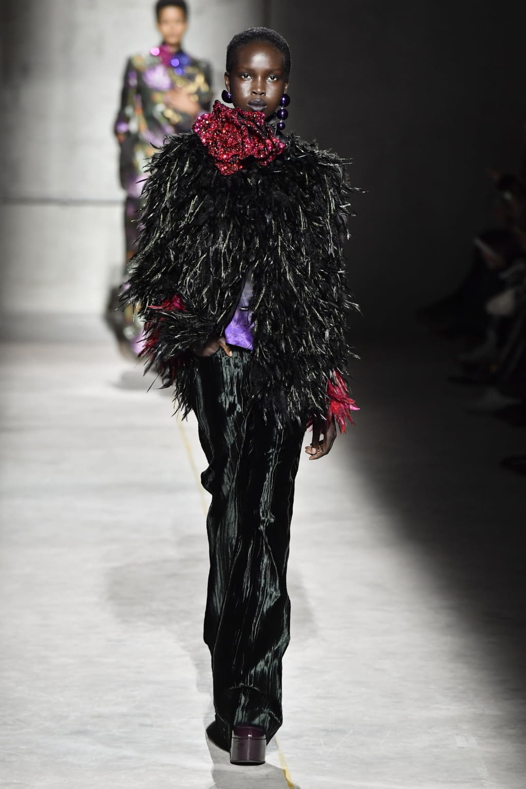 Fashion Week Paris Fall/Winter 2020 look 43 de la collection Dries Van Noten womenswear