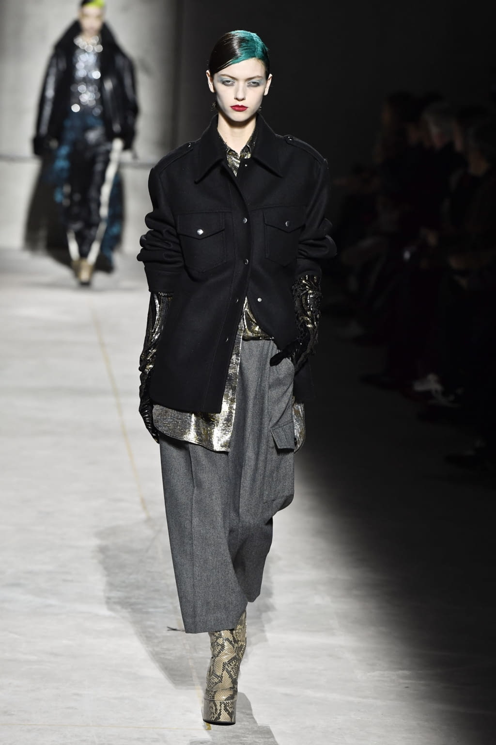 Fashion Week Paris Fall/Winter 2020 look 62 from the Dries Van Noten collection womenswear