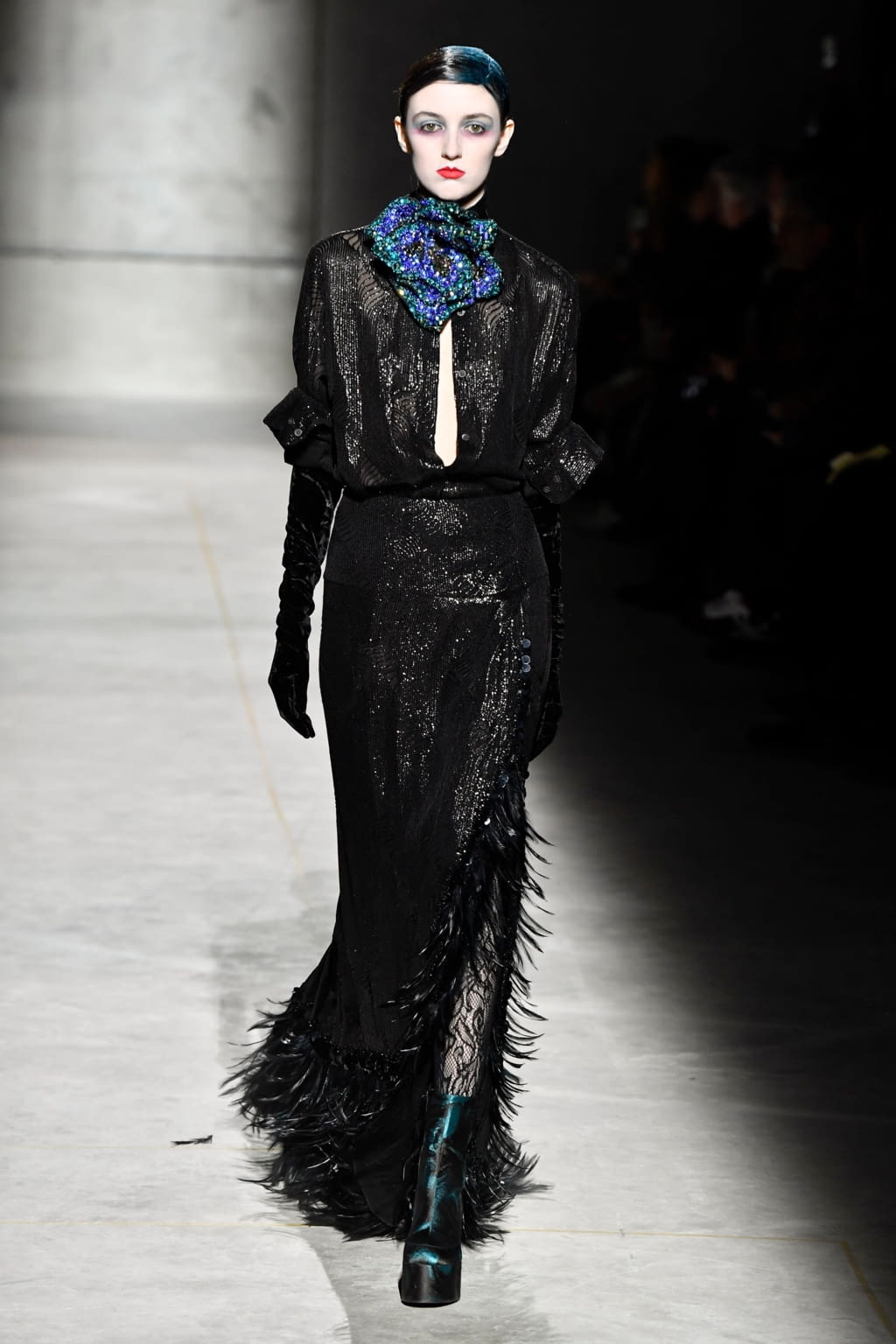 Fashion Week Paris Fall/Winter 2020 look 65 de la collection Dries Van Noten womenswear