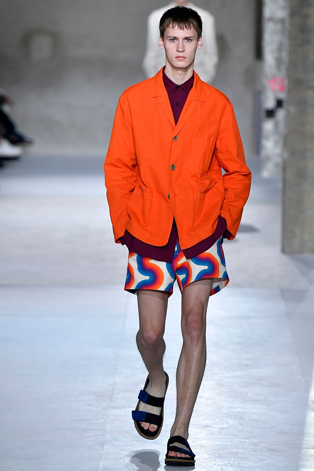 Fashion Week Paris Spring/Summer 2019 look 5 from the Dries Van Noten collection menswear