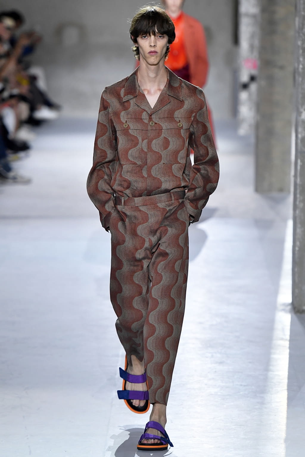 Fashion Week Paris Spring/Summer 2019 look 45 from the Dries Van Noten collection menswear
