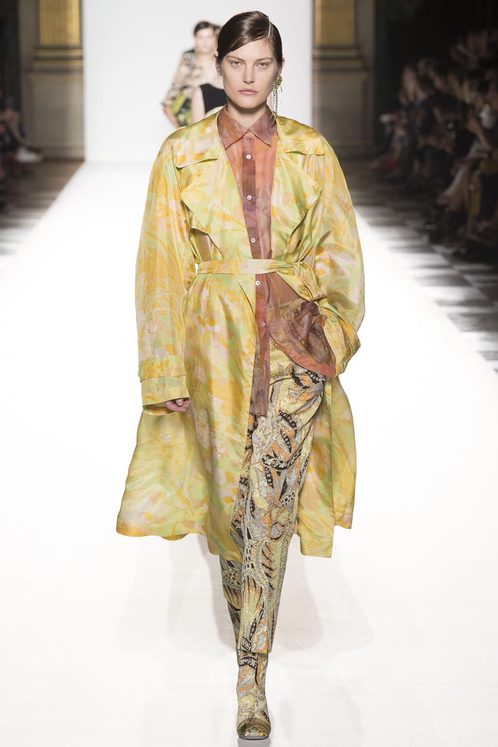 Dries van noten 18AW 柄ワイドパンツアーカイブ