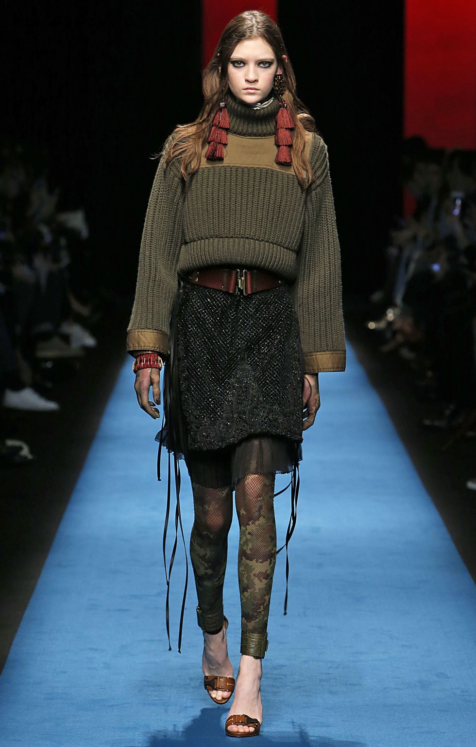 Fashion Week Milan Fall/Winter 2016 look 28 from the Dsquared2 collection womenswear