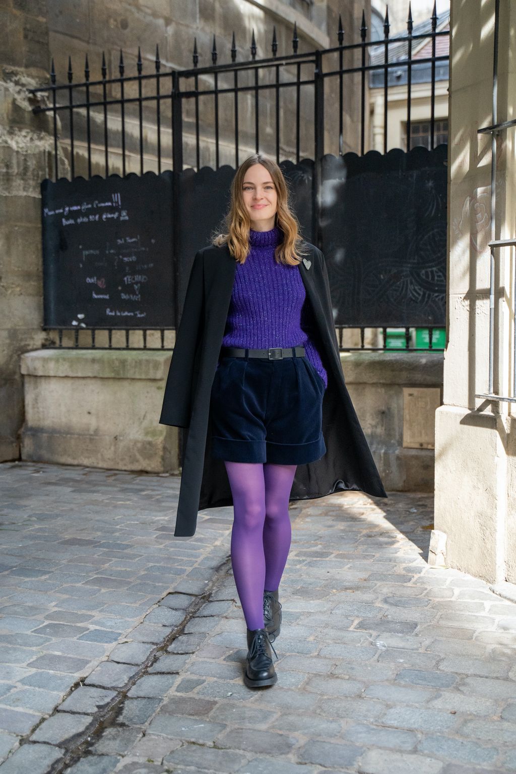 Fashion Week Paris Fall/Winter 2022 look 25 de la collection Agnès B womenswear