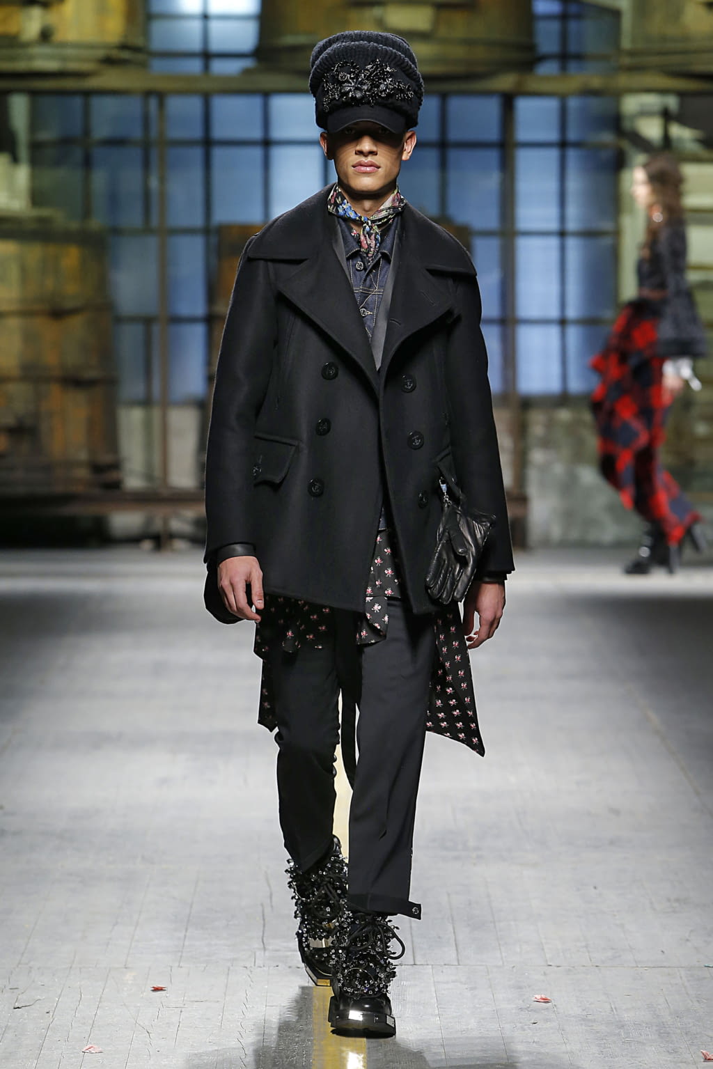 Fashion Week Milan Fall/Winter 2017 look 44 from the Dsquared2 collection 男装