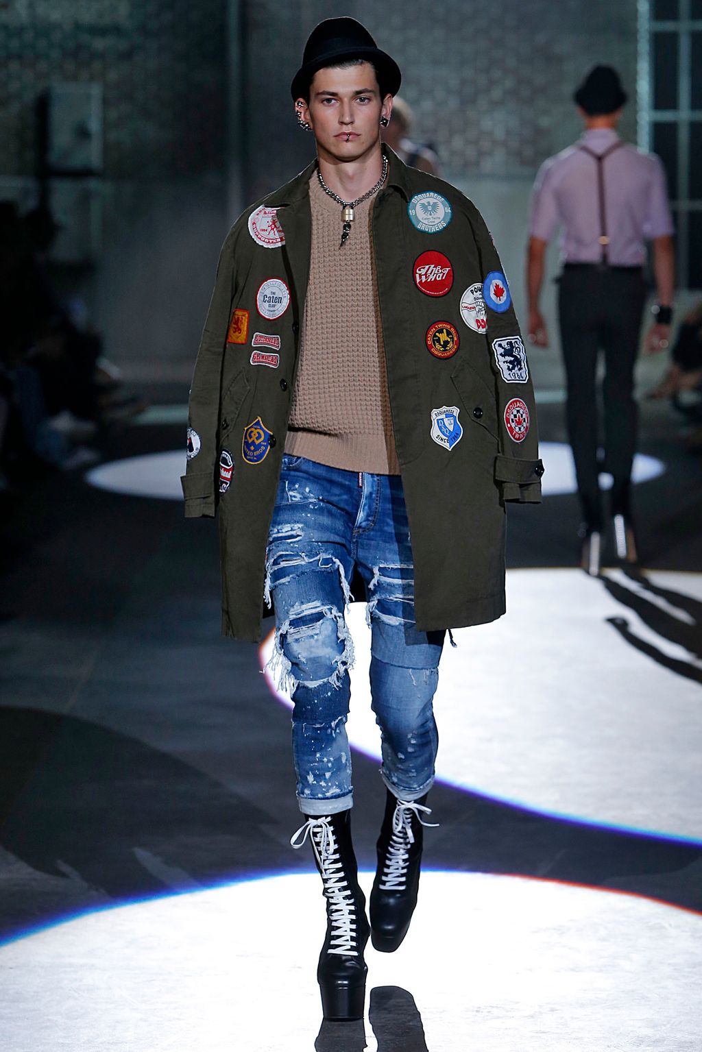 Fashion Week Milan Spring/Summer 2017 look 11 from the Dsquared2 collection 男装