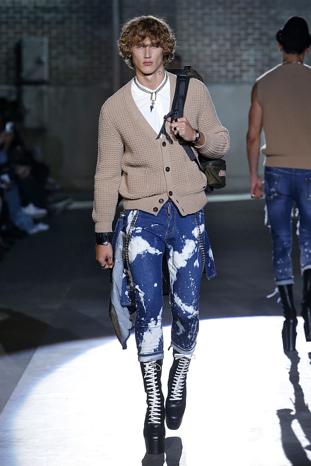 Fashion Week Milan Spring/Summer 2017 look 12 from the Dsquared2 collection 男装