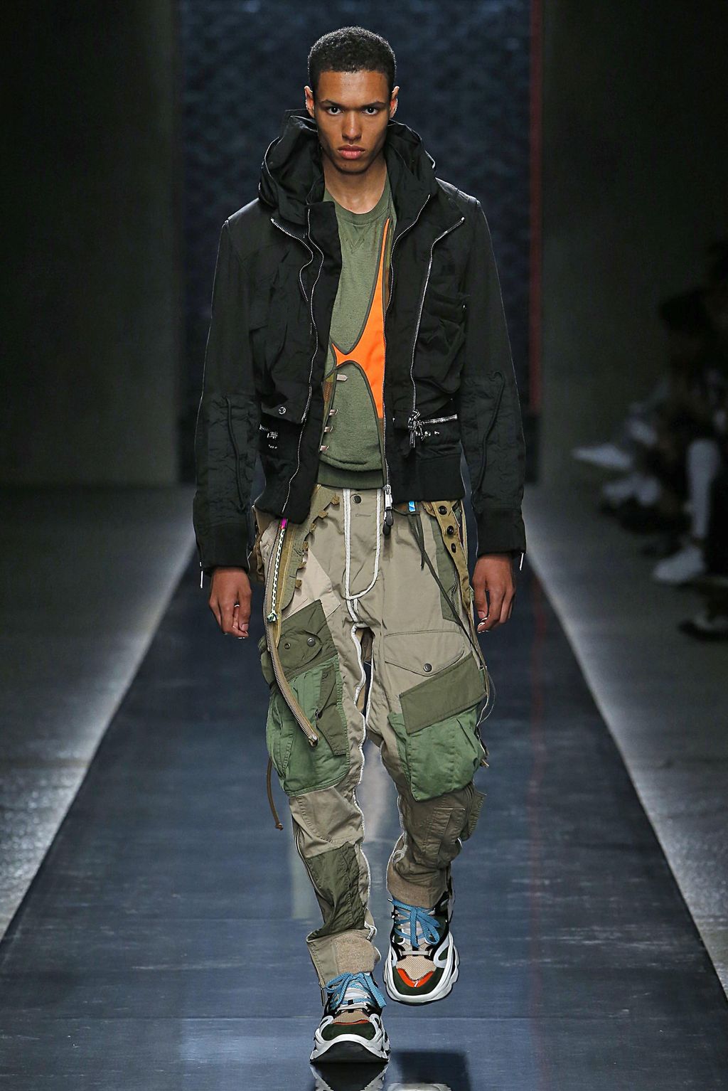 Fashion Week Milan Spring/Summer 2019 look 4 from the Dsquared2 collection menswear