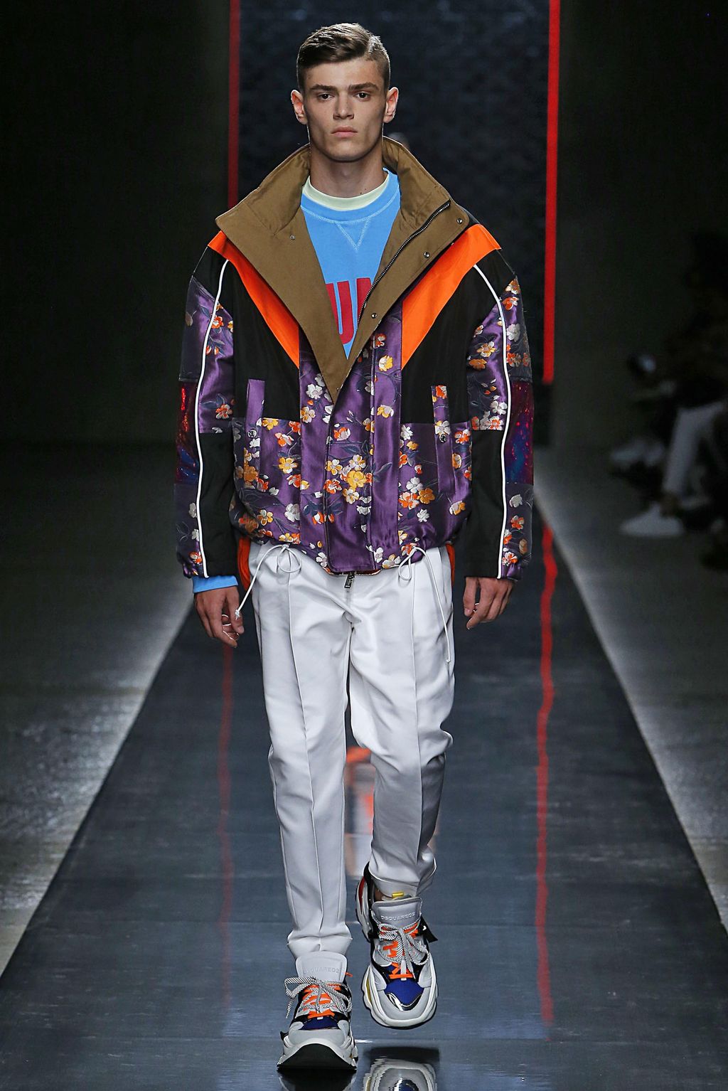Fashion Week Milan Spring/Summer 2019 look 25 from the Dsquared2 collection menswear