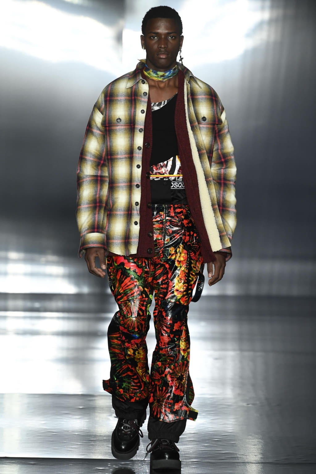 Fashion Week Milan Fall/Winter 2019 look 9 from the Dsquared2 collection menswear