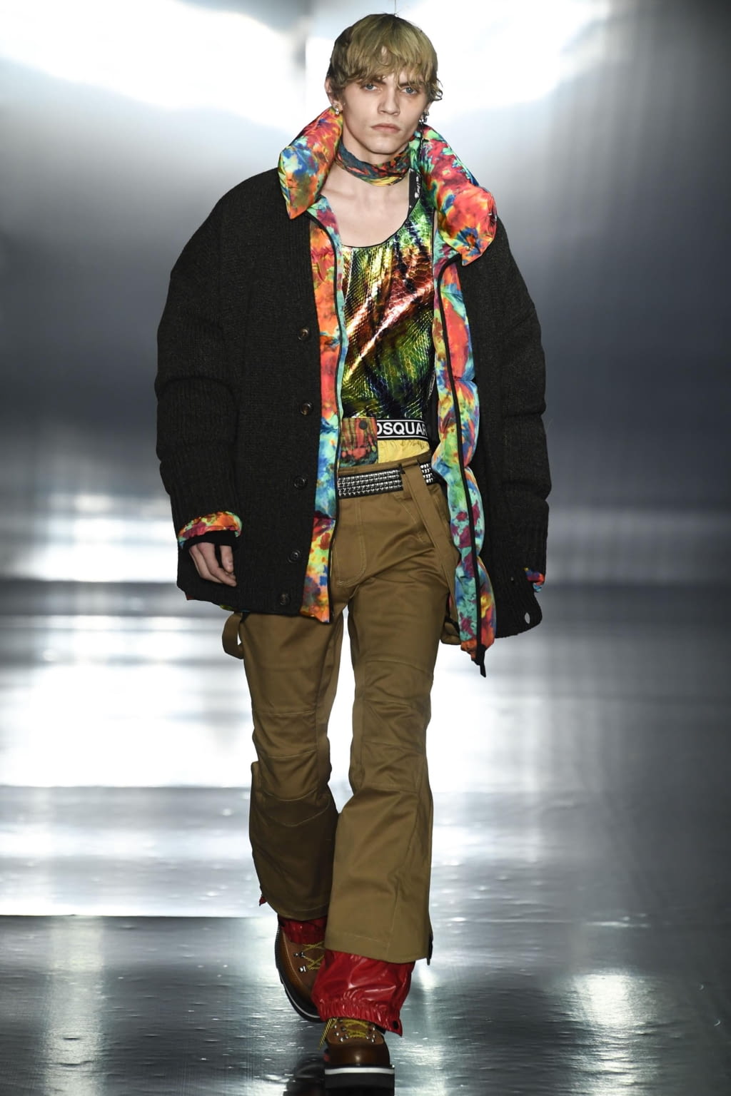 Fashion Week Milan Fall/Winter 2019 look 17 from the Dsquared2 collection 男装