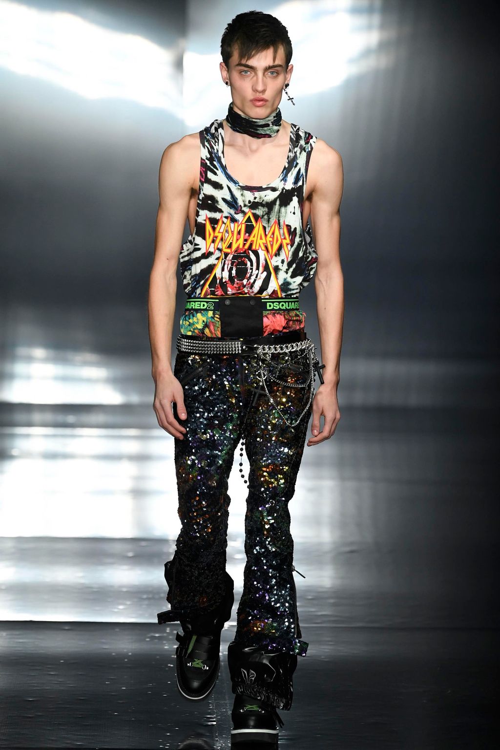 Fashion Week Milan Fall/Winter 2019 look 26 from the Dsquared2 collection 男装