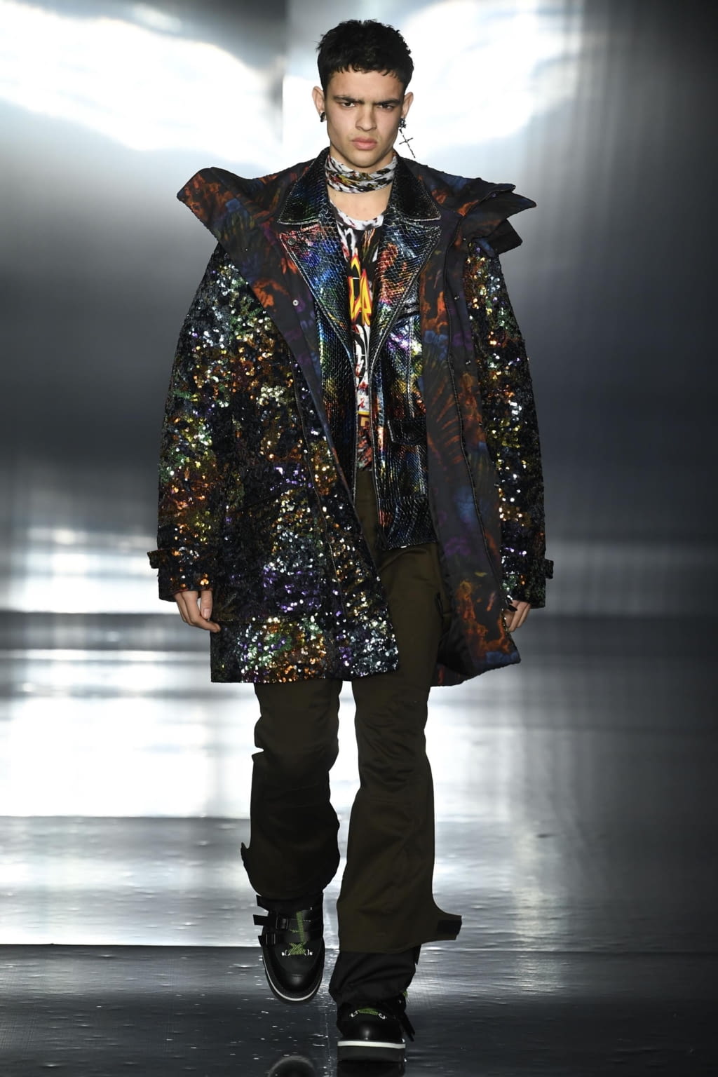 Fashion Week Milan Fall/Winter 2019 look 28 from the Dsquared2 collection 男装