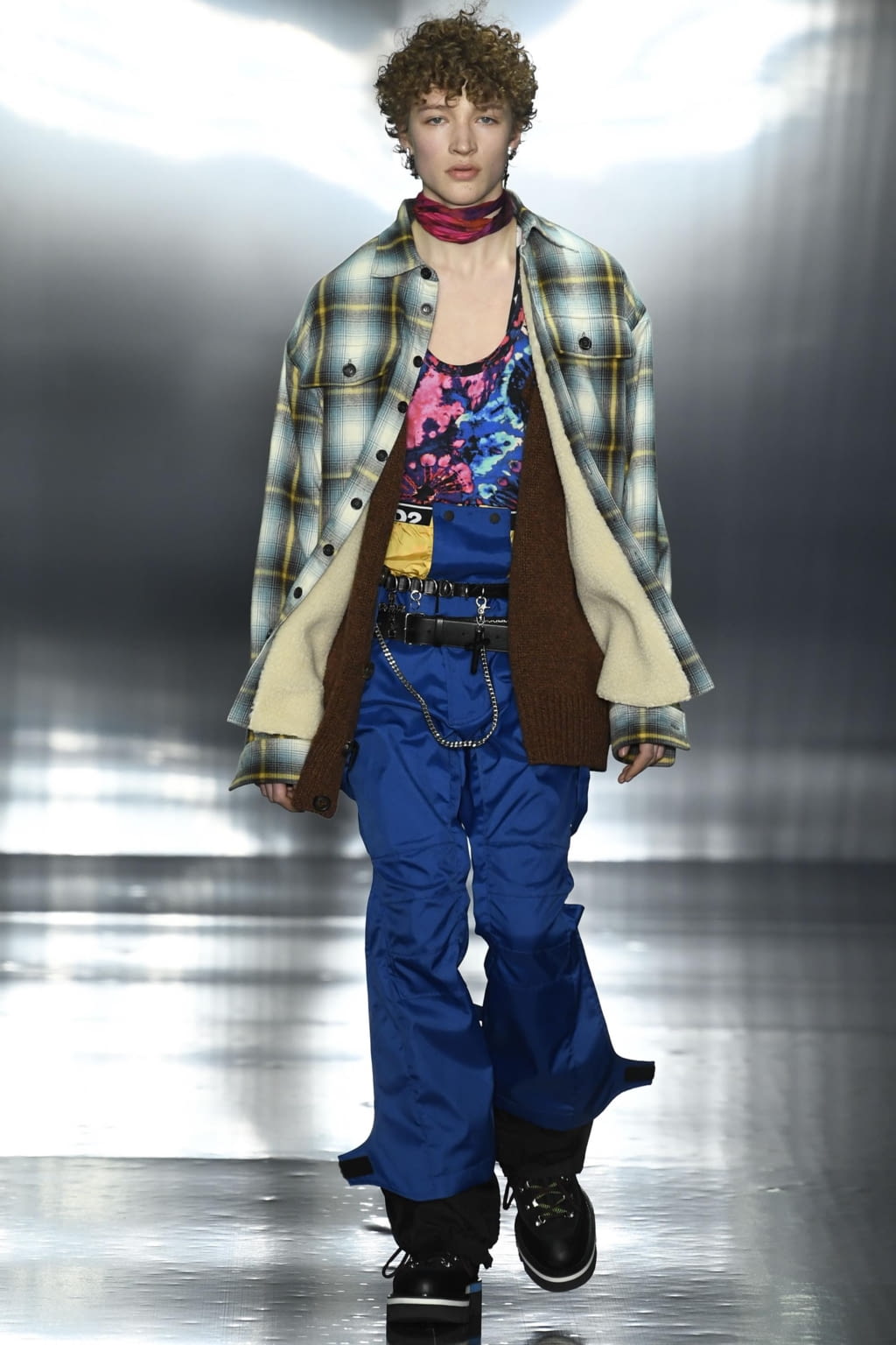 Fashion Week Milan Fall/Winter 2019 look 39 from the Dsquared2 collection 男装